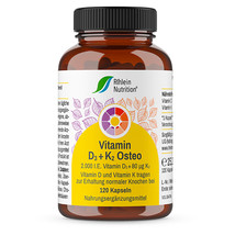 Vitamin D3+K2 Osteo 2,000 IU 120 pcs - $64.00