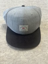 H &amp; M Hennes &amp; Mauritz Gray Quality Goods Adjustable Snapback Baseball Hat Cap - £11.71 GBP