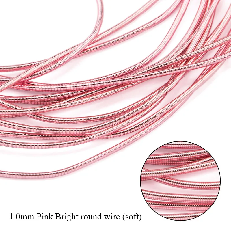 10g/bag Hard Silk Thread Sewing Embroidery Floss Kit DIY -pink Bright wire - €4,60 EUR