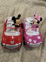 Jada Toys Disney Junior Minnie &amp; Mickey Mouse Roadster RC Cars no remote - £7.12 GBP