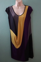 SUZI CHIN &amp; MAGGY BOUTIQUE Cap Sleeve Shtertch Dress Size 4 - $14.99