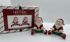 Vtg House Of Lloyd Santa Elf Decorative Christmas Ribbon Holder with box - £9.74 GBP