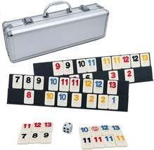 Rummy Cube Game w Case 106 Tiles Rummy Game NEW - £31.90 GBP