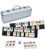 Rummy Cube Game w Case 106 Tiles Rummy Game NEW - £31.53 GBP