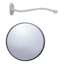 United Pacific Chrome 5&quot; Mirror Head &amp; Right Hand Arm 1947-1955 Chevy/GM... - £42.64 GBP