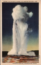 Old Faithful Geyser Yellowstone National Park Postcard PC535 - £3.97 GBP