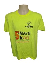 2015 Brooklyn NY 18th 5k de Mayo Run or Walk Adult Medium Green TShirt - £14.80 GBP