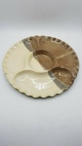 Neher Clay in Motion Handmade Ceramic Relish Tray in Desert Sand - £17.31 GBP