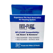 Neo Pure Filtration Products Fresh Air Refrigerator Filter NP-LT120F  2 Pack New - £10.35 GBP