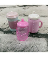 LOL Dolls Baby Doll Bottles Cups Pink Lot Various Brands - £6.10 GBP