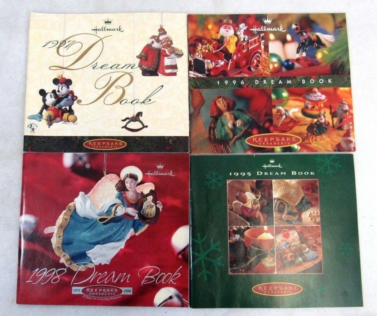 Lot of 4 Hallmark 1995-1998 Dream Book Catalogs 71-2 - $21.82