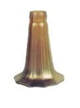 Art Glass Favrile Gold or Blue Medium Lily Shade - £63.80 GBP