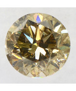 0.63 Carat Round Cut Diamond Fancy Brown Color Loose Natural I1 IGI Cert... - £458.69 GBP