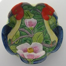 Vintage Art Nouveau Japanese Pheasant Bowl - £34.52 GBP