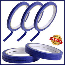 6 Rolls Blue Painters Tape Masking Tape Adhesive For Indoor Outdoor Craf... - $14.48