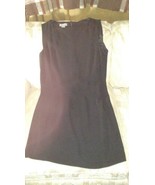 Liz Claiborne Petite 14 Sleeveless Black Dress Zip Up Triacetate Polyest... - £26.47 GBP
