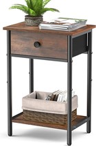 Nightstand With Drawers End Table Bedside Table For Small Space Night, Pantry. - £35.93 GBP