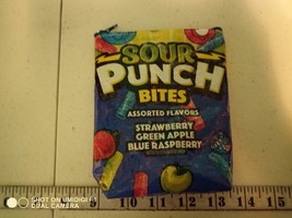 Handmade Recycled, Upcycled, Repurposed, Sour Punch Candy Bag, Coin Purse  - $6.93