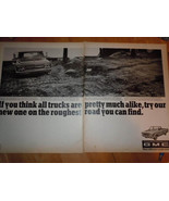 GM If you Think All Trucks Are A Like 2 Page Print Magazine Advertisemen... - $186.86 MXN