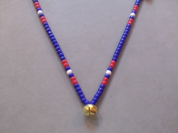 Primary image for THE REBEL ~ HORSE RHYTHM BEADS ~ RED, WHITE, BLUE ~ HORSE SIZE / 54 INCHES
