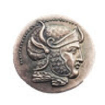 Seleucid Kingdom Medal Restrike – Heroic Bust with Horned Helmet &amp; Winge... - $18.44 CAD