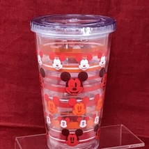 Disney Store Acrylic Tumbler The Faces of Mickey Mouse 16 oz  - £23.18 GBP