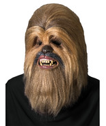 ADULT AUTHENTIC SUPREME CHEWBACCA DELUXE COLLECTORS MASK STAR WARS MENS COSTUME - £94.09 GBP
