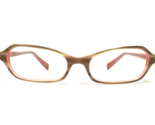 Oliver Peoples Eyeglasses Frames Fabi OTPI Brown Horn Pink Cat Eye 50-16... - $99.75
