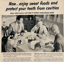 1954 Bristol Myers Ipana Toothpaste Advertisement Oral Dental Hygiene DWQQ9 - $28.00 CAD