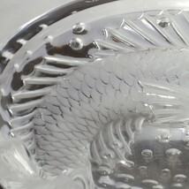 Lalique Concarneau KOI FISH 6” Ashtray  Signed Authentic 6" image 7