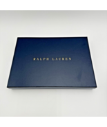 Empty Ralph Lauren Navy  Gift Box 9  3/8” x  13 “ with Tissue - $14.00