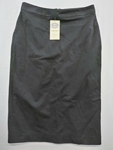 Principino Women&#39;s Size 18 Black Pencil Skirt Polyester Blend Back Zip NEW - $7.92