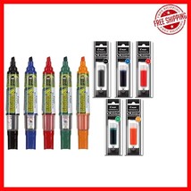 Vibrant Assorted Color Refillable Markers - 5-Pack with Eco-Friendly Fea... - $498.05 MXN