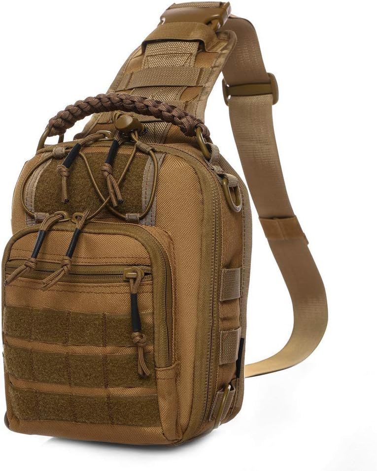 Tactical Sling Bag Pack Military Rover Shoulder Bag Molle Assault Range Bag - $48.99