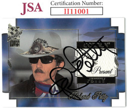 Richard Petty signed NASCAR 2002 Press Pass VIP Racing On Card Auto #49- JSA #II - £46.82 GBP
