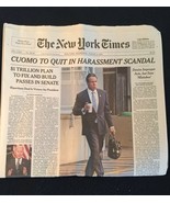 The New York Times Newspaper August 11 2021 Cuomo To Quit In Harassment ... - £7.14 GBP