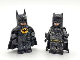 2pcs The Flash Ben Affleck and Michael Keaton Batman Minifigures Set - £5.50 GBP