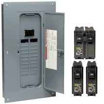 Square D 100 Amp 20-Space 40-Circuit Indoor Main Breaker Load Center Pan... - $216.99