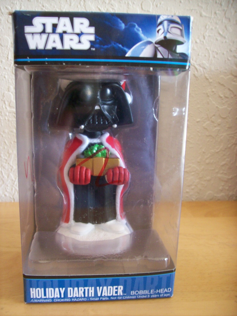 2010 Star Wars Holiday Darth Vader Bobble-Head Figurine - $15.00