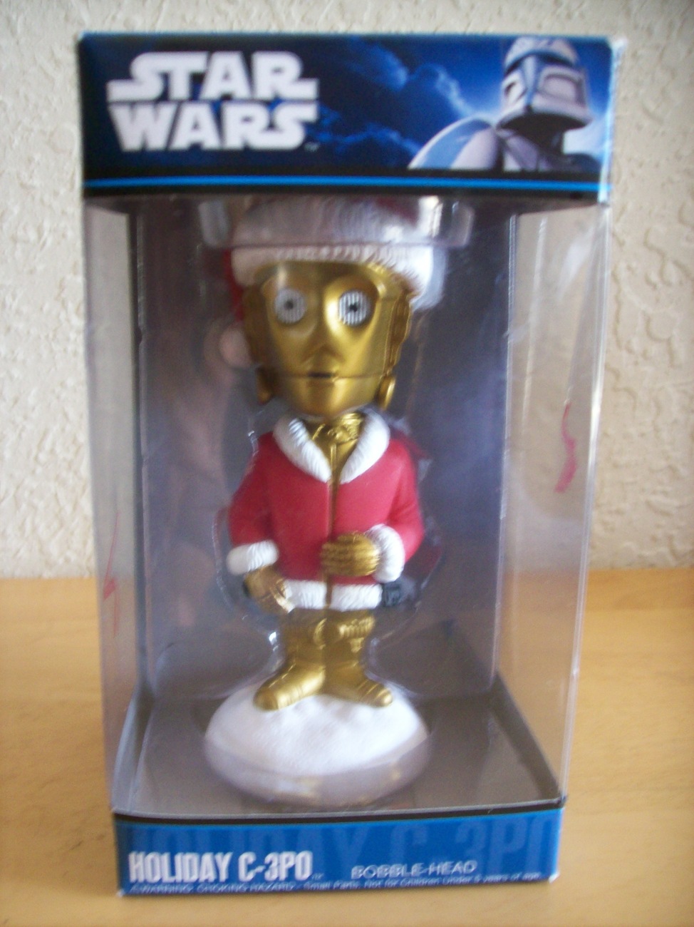 2010 Star Wars Holiday C-3PO Bobble-Head Figurine - $15.00