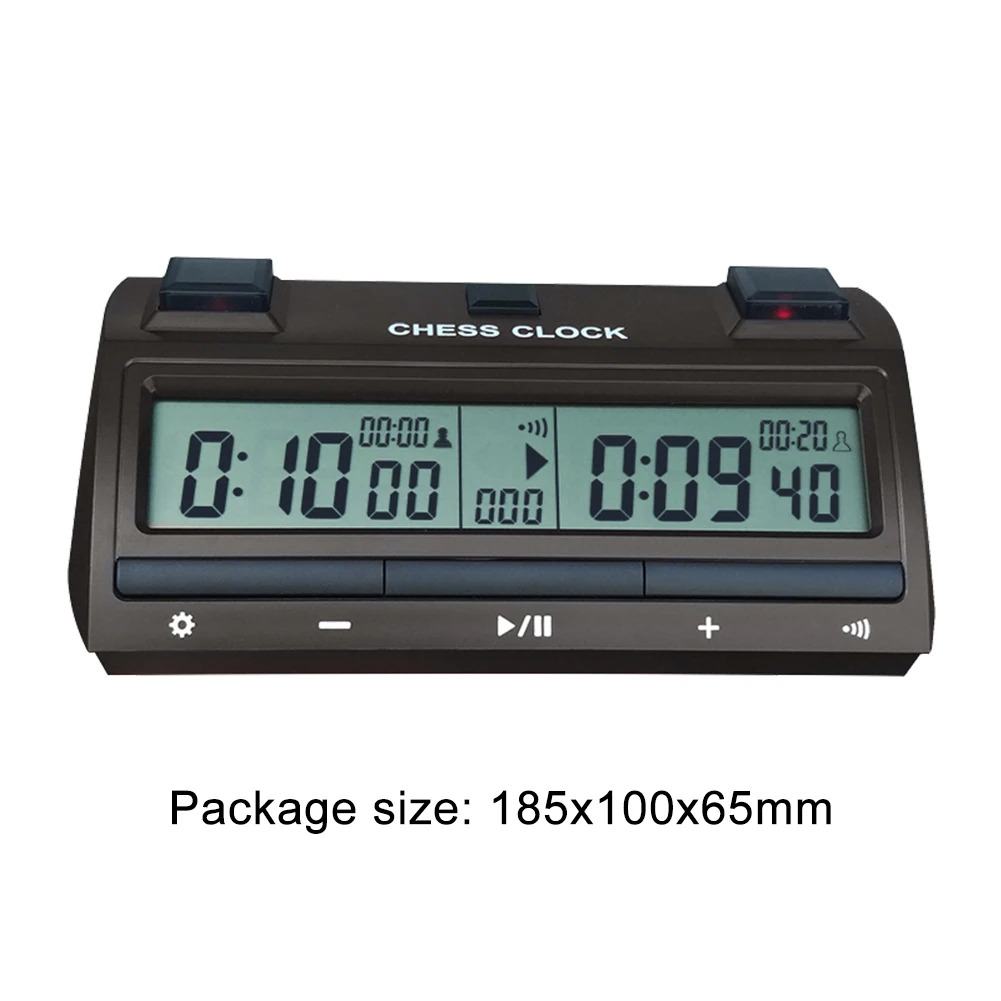 Professional Chess Clock Competition Digital Watch Count Up Down Timer for d Gam - £184.20 GBP