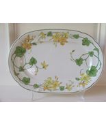 Villeroy &amp; Boch Geranium 15" Large Oval Serving Platter 1748 Germany EUC... - $31.87