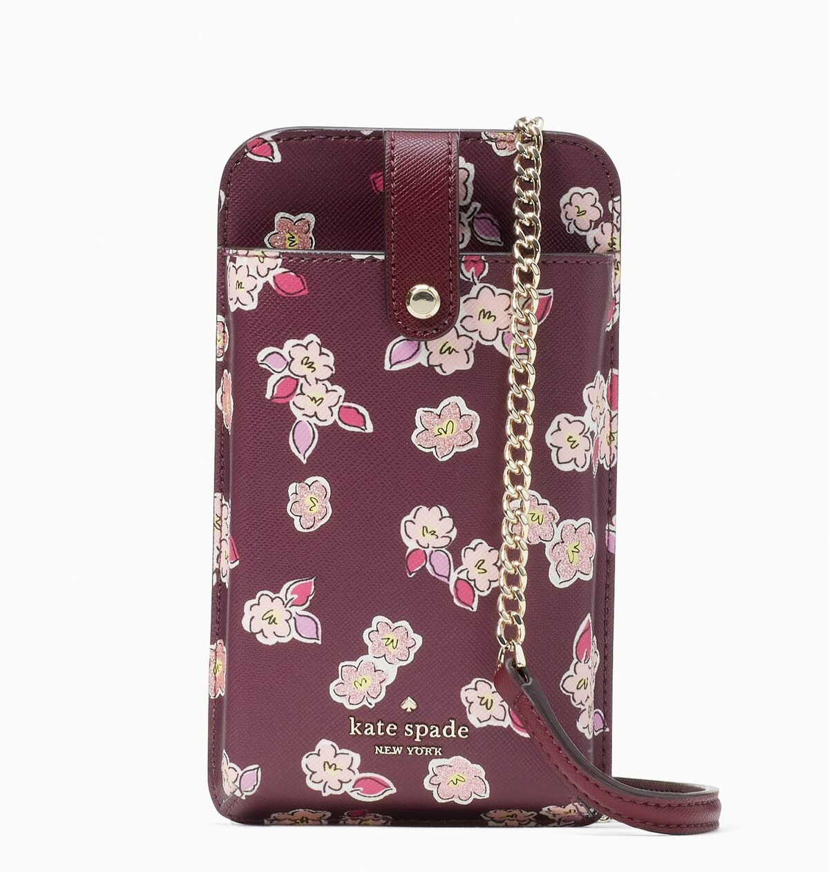 Primary image for Kate Spade Floral Tinsel North South Phone Crossbody ~NWT~ Boxed