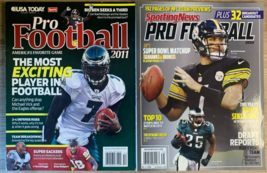 NFL Pro Football Yearbooks: USA Today 2011/Sporting News 2013, Steelers,... - $6.92