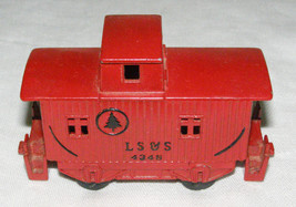 VINTAGE CAST METAL RED CABOOSE PENCIL SHARPENER - GOOD HAND SIZED, GOOD ... - $4.95