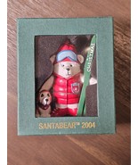 Dayton Hudson Santabear Ornament 2004 Santa Bear Marshall Fields - $369.72 MXN