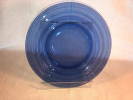 Blue Moderntone 8 7/8 Inch Dinner Plate Depression Glass Mint - £12.04 GBP