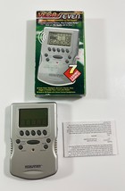 Vegas Seven Electronic Casino Handheld Game &amp; FM Radio 7 Casino Games - $132.74 MXN