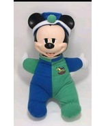 VTG Mickey Mouse Hug &amp; Glo Baby 12&quot; AA Batteries Works Baby Toddler Nigh... - $25.47 CAD