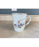 Lady Gourmet Collection Purple Violets Porcelaine Made In China Coffee /... - $9.35 CAD